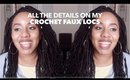 All The Details on My Crocheted Bobbi Boss Senegal Faux Locs