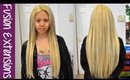 Keratin Hot Fusion Hair Extensions - Application - Blonde | Instant Beauty ♡