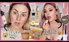 old school GRWM! 😆 makeup, outfit & hair! (this was a bit of a DISASTER lol)