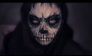 Creepy Skull Makeup / For Halloween