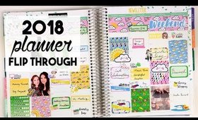 2018 Planner Flip Through | A Year's Worth of Spreads