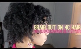 Braid Out on 4C Hair w/ Ouidad