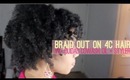 Braid Out on 4C Hair w/ Ouidad
