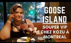 #GooseIsland - Souper VIP chez Kozu à Montréal