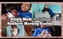 Single Mom Newborn Morning Routine 2018