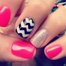 girly nail art