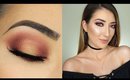 Cranberry and Gold Halo Smokey Eye | Morphe X Jaclyn Hill Palette