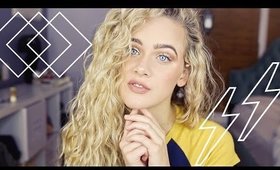 EASY Glowy Summer Makeup with Beach Waves 2017 | India Batson