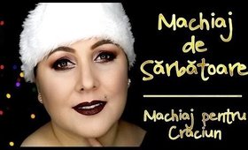 Machiaj de sarbatoare / In asteptarea lui Mos Craciun / Colaborare YouTube Girls Romania