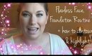 Flawless Face Foundation Routine | How to Contour & Highlight ♥