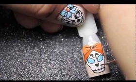 Sugar Skull Nail Tutorial