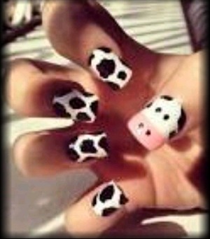 funny cow nails
