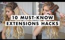 10 Must Know Hair Extensions Hacks