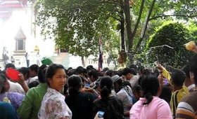 Sunday, Watering of the Buddha.             NongKhai, Thailand.