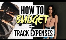 HOW TO: BUDGET AND SAVE MONEY! (HACKS & TIPS) EXPENSE+ BUDGETING TRACKER