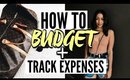 HOW TO: BUDGET AND SAVE MONEY! (HACKS & TIPS) EXPENSE+ BUDGETING TRACKER