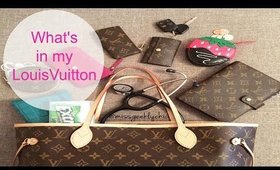 What's in my bag ft: Louis Vuitton Neverfull MM