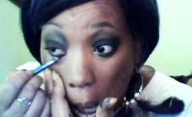 Smokey Cobra By urban decay  eye tutorial