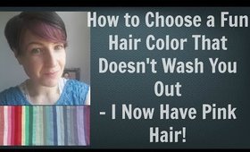 Watch Me Go From Brown to Pink Hair - How to - Fun Hair Colors That Will Never Wash You Out | Pink Hair | Best Hair Color for Skin Tone