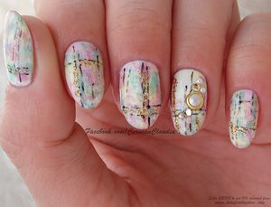 Tutorial on my blog :  http://claudiacernean.blogspot.ro/2015/03/unghii-pastel-pastel-nails.html .
Furthermore, enter CRX31 to get 10% discount from www.bornprettystore.com