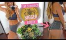 What I eat in a day | Flat Stomach & NICE BOOTY (vegetarian)