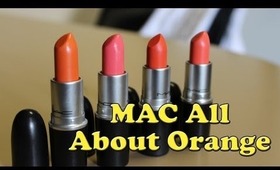 MAC All About Orange Collection Haul