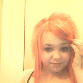 Red, Lucious, Teased Hair!