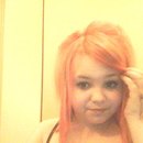 Red, Luchious, teased hair!