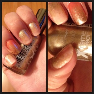 Nail polishes : 
Wet n wild mega last in cotton coat
Xtreme wear in golden-I
Pure ice in twinkle 