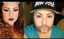 Women to Men Makeup Collab - Maquillaje De Mujer a Hombre