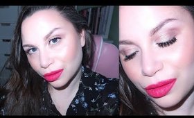 Bridal Beauty Week Day 4 | Nude Eyes and Red Lips Make Up Tutorial