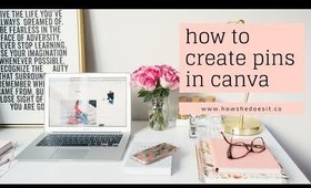 How to Create Pins in Canva {UPDATED} | Easy Canva Tutorials