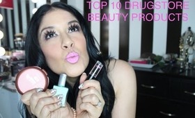 TOP 10 DRUGSTORE BEAUTY PRODUCTS WITH ANDREA