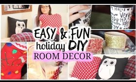 DIY Holiday Room Decor! (Easy, Cute Ways to Decorate for Christmas!)