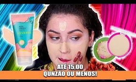 MAQUIAGEM COM PRODUTOS ATÉ R$15,00 OU MENOS AI QUE LOUCURA! | Duda Fernandes