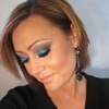 New Years Eve Midnight Blue Makeup Look