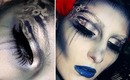 Corpse bride movie inspired make-up / Collab with other gurus / Eternal creature gothic blue tears