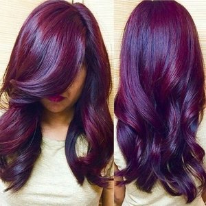 How to get this wine plum hair color? | Beautylish