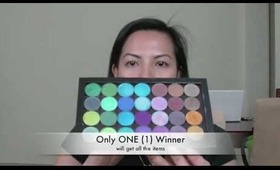 First Ever Give Away!!! (MAC, UD Naked, TKB Freestyle Palette)