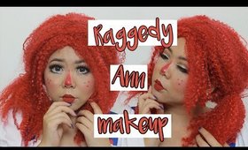 Raggedy Ann/Doll Full Glam Tutorial | MakeupANNimal