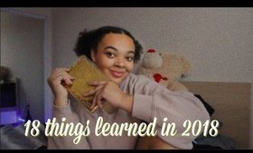 18 things I learned in 2018....