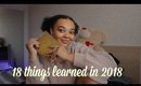 18 things I learned in 2018....