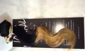 Single Weft Virgin Brazilian Ombre Remy Human Hair