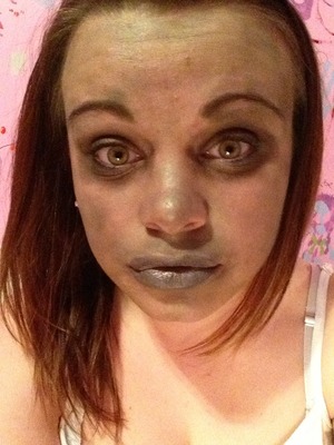 My zombie makeup. Walking dead 2013!? B!@t(h3s