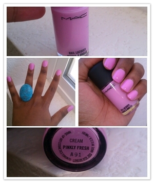 MAC's cream nail lacquer in PINKLY FRESH

You can purchase this ring at www.makeupnbeyond.com and click on "shop"