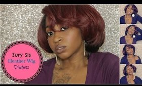 ZURY SIS INVISIBLE TOP PART LACE RED  WIG REVIEW – HEATHER | Divatress