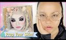 How I Prep My Skin for HEAVY Makeup (kinda weird)