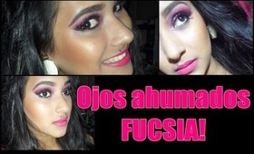 Look Navideño #3- Ojos ahumados negro y rosado