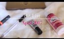 April 2017 Hit List