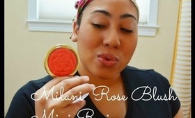 Milani Rose Blush Mini Review